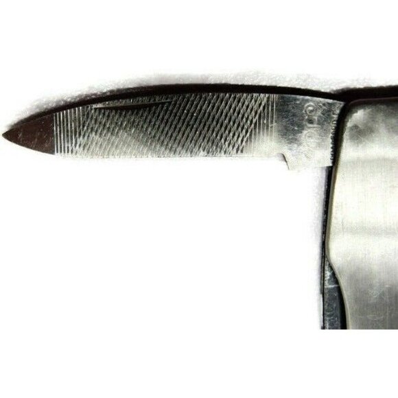 Money Clip Bigelow-Liptak Vintage Zippo One Blade One Nail File Stainless Steel - Picture 7 of 9